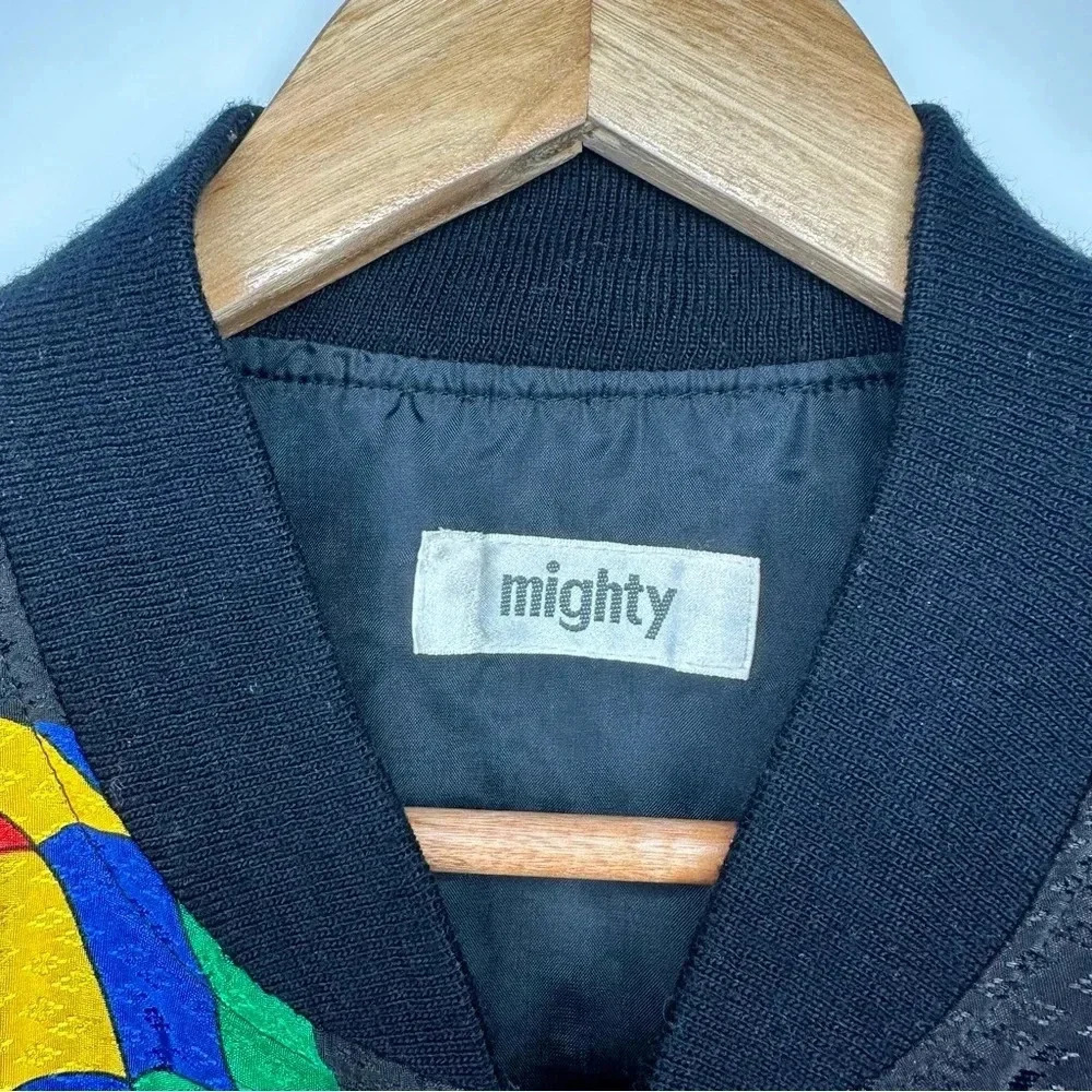 Mighty Vintage 80’s Hot Air Balloon Print Bomber Jacket - Picture 11 of 13